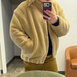 Zara Tan Bomber Jacket